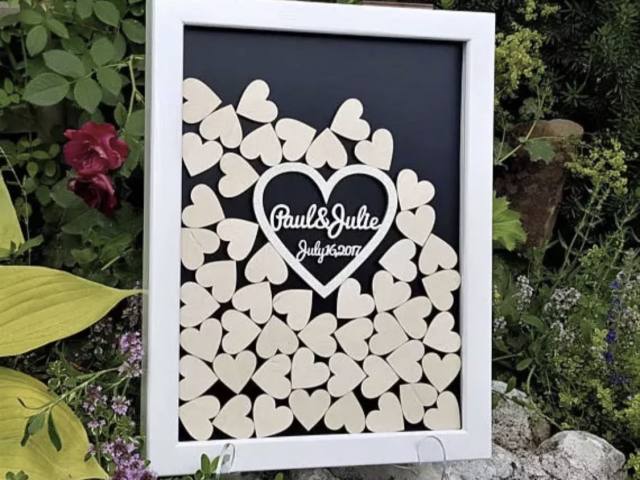 Personalised Drop Box Guest Books